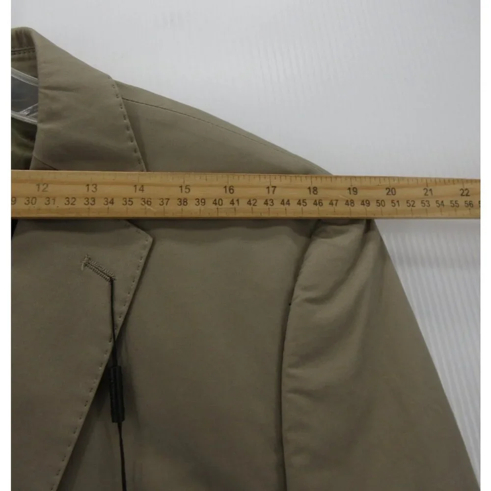 Calvin Klein Sport Coat 42 Tan Blazer Slim Fit Business Canvas NEW